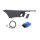 KUFATEC Komplettset Nachrüstung ZV-Taster Zentralverriegelung Beifahrerseite für Audi A4 8W, A5 F5