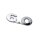 Original VW 6.0 Chrom Schriftzug selbstklebend 3D0853675K 739