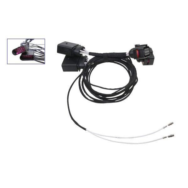 KUFATEC Adapter LED auf Halogen-Scheinwerfer für Audi A3 8V