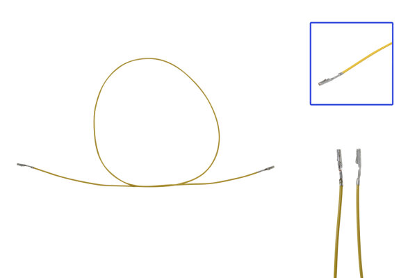 Reparaturleitung, Reparaturkabel, Einzelleitung MLK 1.2 selektiv vergoldet 0.5 wie 000 979 034 EA