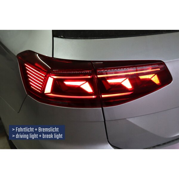 KUFATEC Komplettset Nachrüstung originale Highline LED-Rückleuchten / Heckleuchten für VW Passat CB5