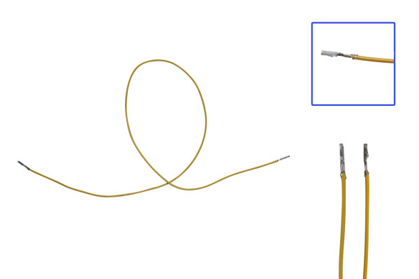 Reparaturleitung, Reparaturkabel, Einzelleitung H9 selektiv vergoldet 1.0 wie 000 979 159 EA