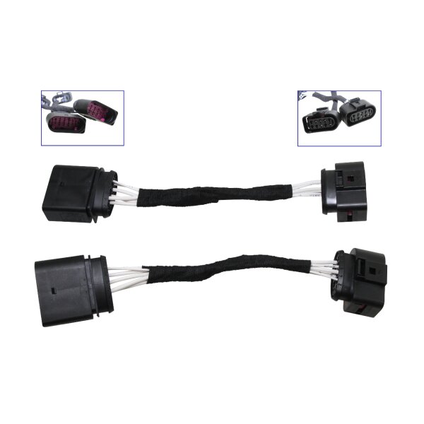KUFATEC Adapter LED auf Halogen-Scheinwerfer für VW Toruan 5T