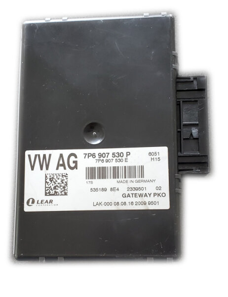 VW Touareg 7P Gateway Diagnose Interface für Datenbus PKO 7P6907530P Steuergerät 7P6 907 530 P gebraucht
