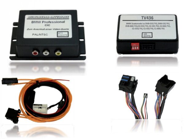Interface für BMW iDrive Professional Navigation (CCC) ohne DVD/CD-Wechsler inkl. TV-Free