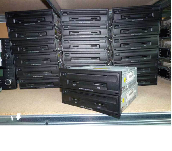 Audi A6 A8 MMI 3G Navigation Multimedia Navirechner 2x SD Slot 4E0 035 666