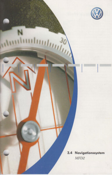 Anleitung Volkswagen Navigation MFD2 CD  Deutsch