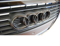 Audi Emblem Grill Ringe schwarz matt Für Audi A1 8X...