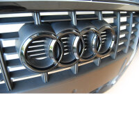 Audi Emblem Grill Ringe schwarz glänzend A3 S3 8P...